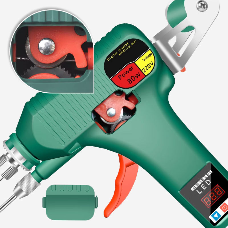 Fer à souder avec affichage numérique - Alimentation automatique de fil d'étain