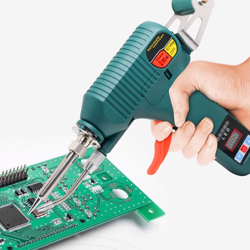 Fer à souder avec affichage numérique - Alimentation automatique de fil d'étain