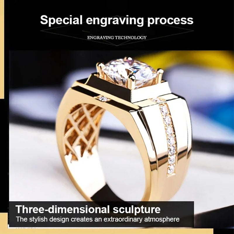 Bague Magnifique en Zircon pour Hommes