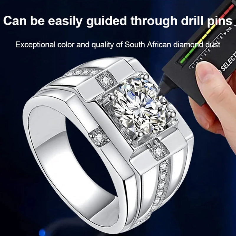 Bague Magnifique en Zircon pour Hommes