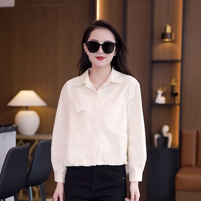 Chemise en patchwork élégante pour femmes