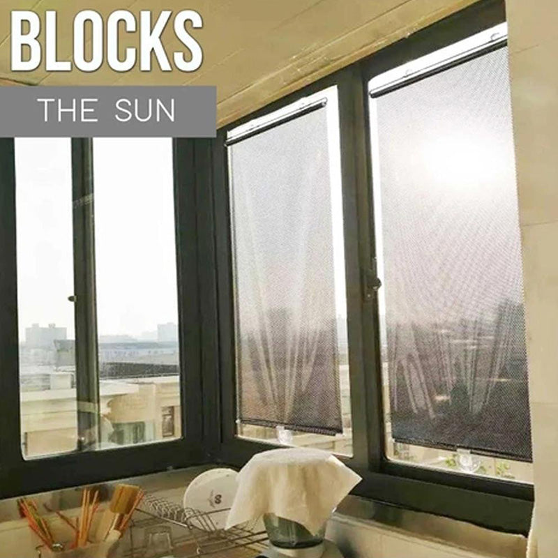 Pare-soleil à rouleau de fenêtre rétractable pour voiture et chambre