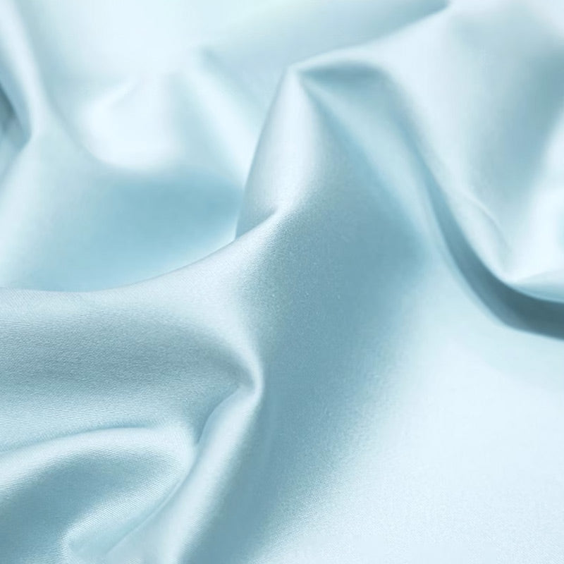 Drap-housse de lit soyeux rafraîchissant par glace d'été, housse d'oreiller