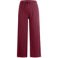 Pantalon large d'été en coton et lin pour femmes