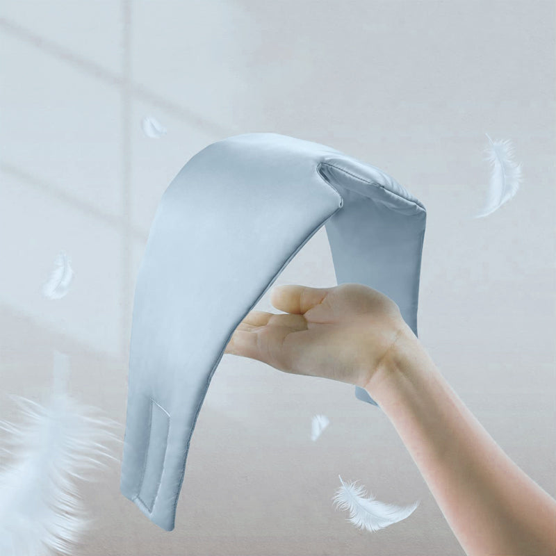 Masque de sommeil en soie artificielle douce et rafraîchissante