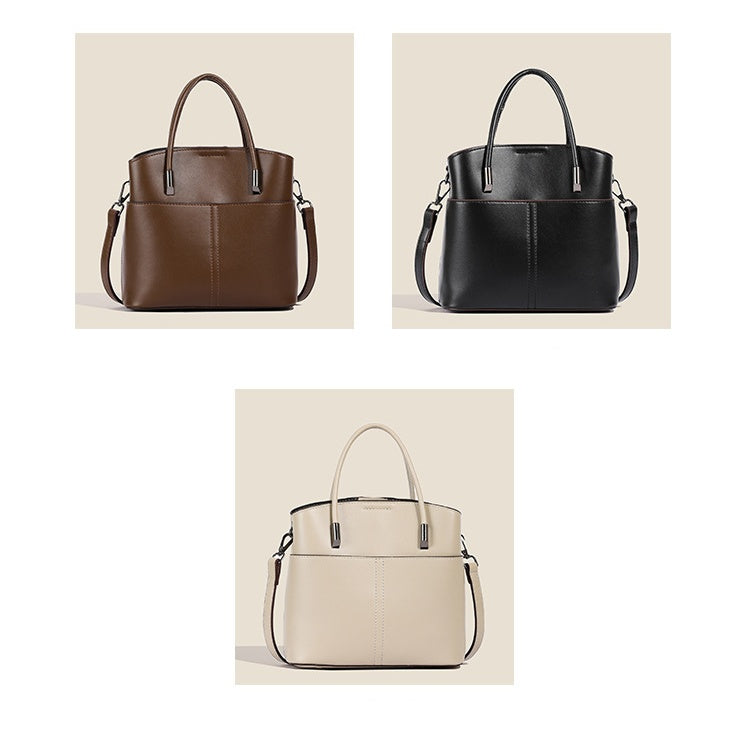 Sac à Main et à Bandoulière Rétro en Cuir pour Femmes
