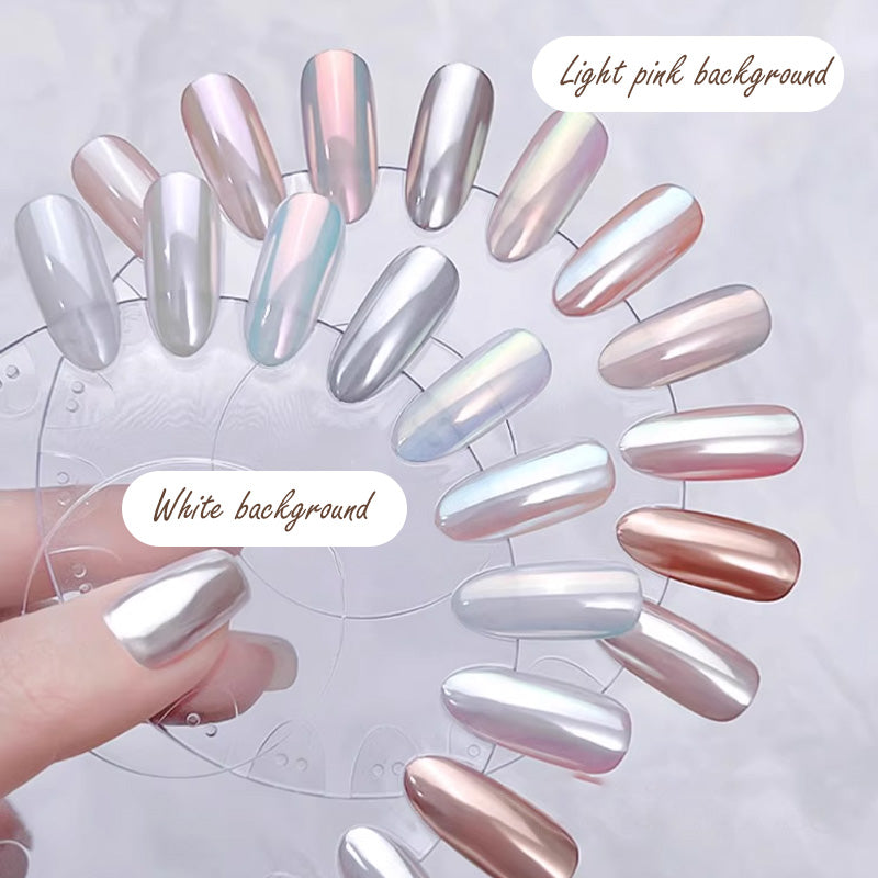 2024 Nouvelles mises à jour🌈Poudre à ongles effet miroir chromé