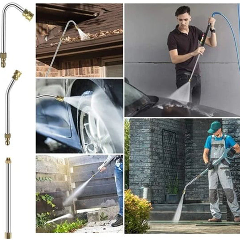 ✨Vente d'été 58% de réduction pour une durée limitée✨🔫Ensemble de baguettes de nettoyage haute pression 4000 PSI