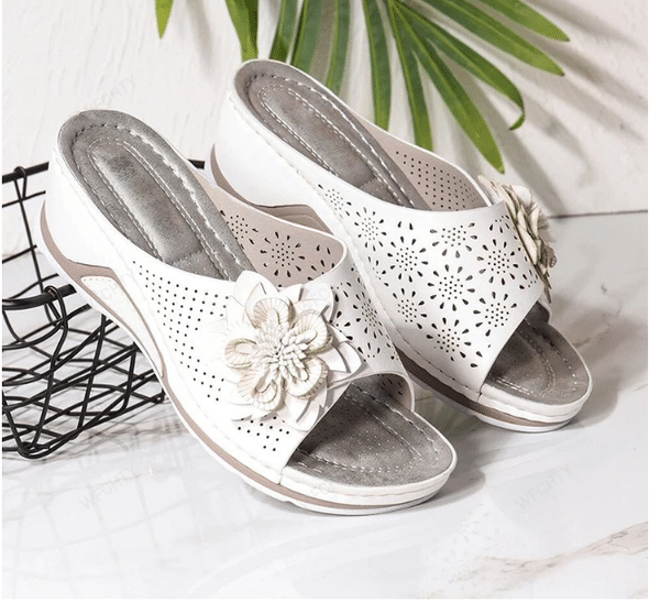 🔥Vente à chaud🔥Sandales orthopédiques de soutien de la voûte plantaire en cuir souple