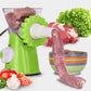 Machine à saucisses à manivelle avec hachoir à viande intégré