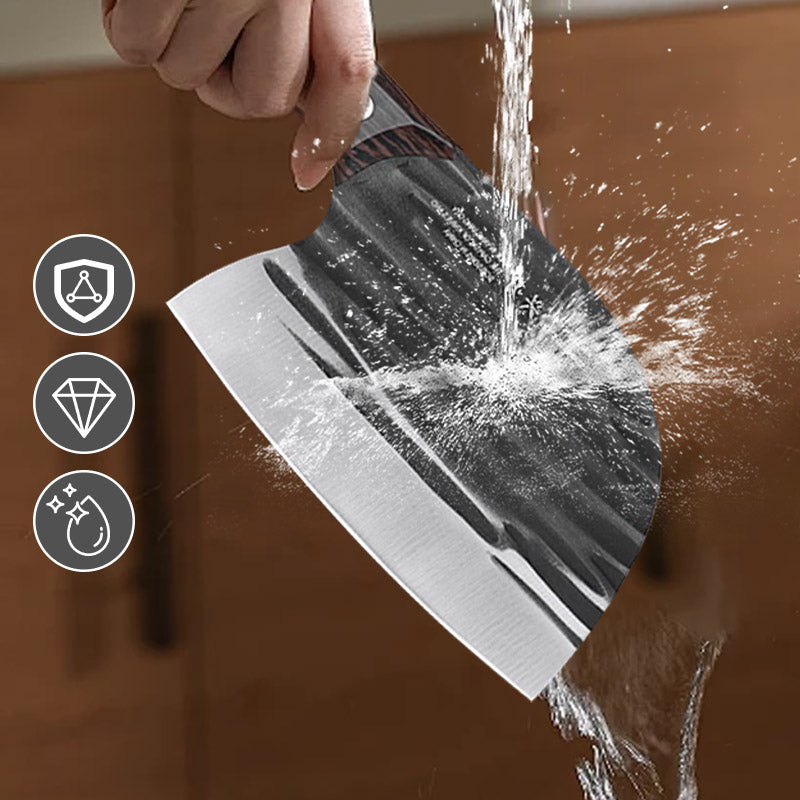 Couteau de cuisine en acier inoxydable avec manche ergonomique🎁