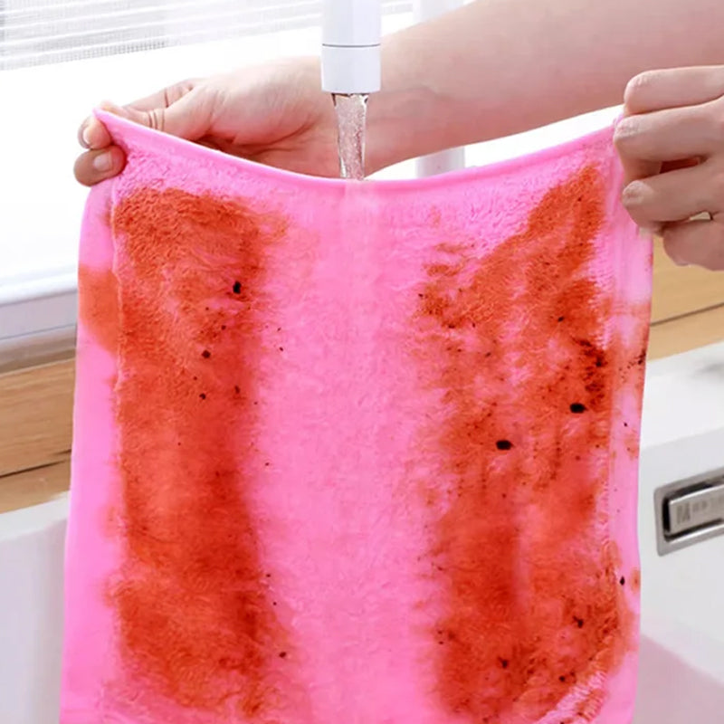 Pas de Détergent Nécessaire : Chiffon Anti-graisse en Fibres de Bois