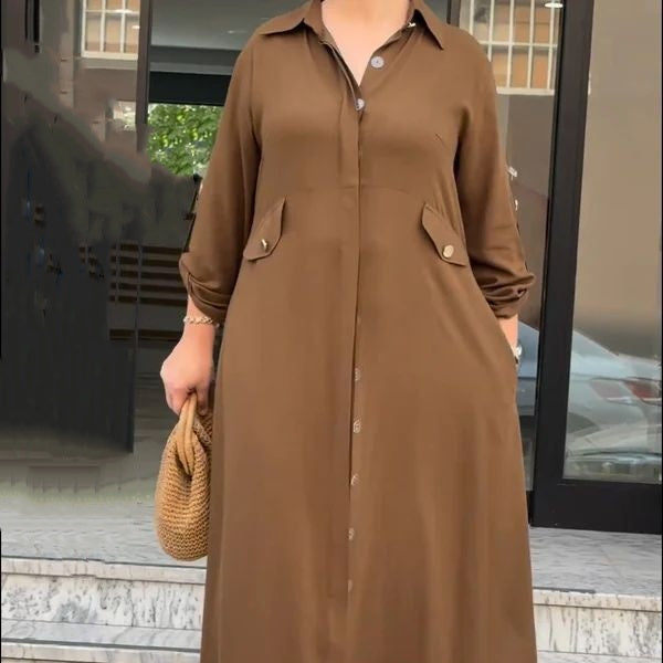 Chemise boutonnée et pantalon large pantalon 2 pièces