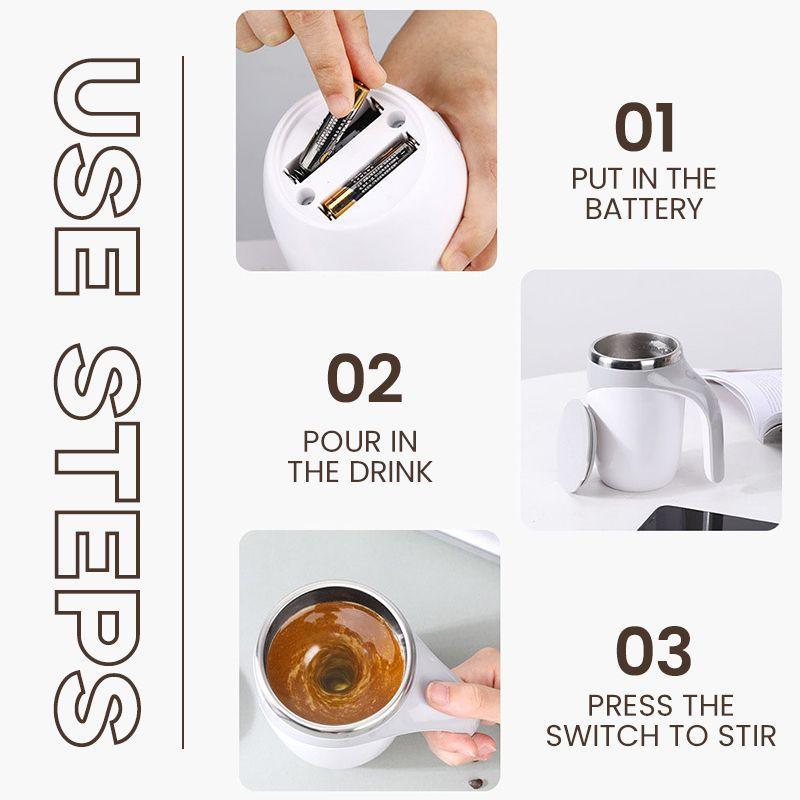 🔥nouvelle tasse à café électrique à mélange automatique