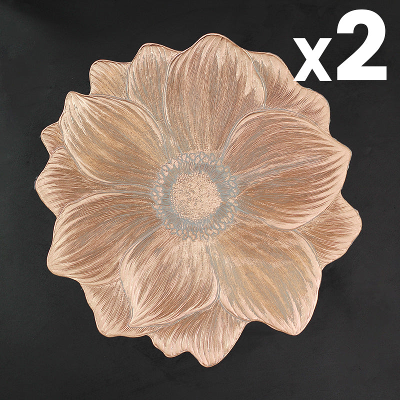 Set de Table Lavable et Résistant à la Chaleur en Forme de Lotus