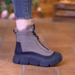 Bottes de neige à fermeture éclair pour femmes, imperméables et antidérapantes
