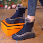 Bottes de neige à fermeture éclair pour femmes, imperméables et antidérapantes