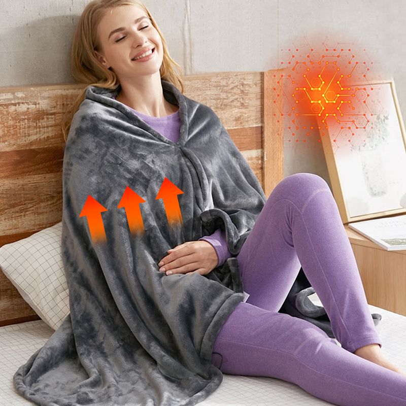 🔥Julrea – upp till 50 % rabatt❄️Bärbar mjuk elektrisk värmedyna med dragkedja☀️Håll dig varm hela vintern