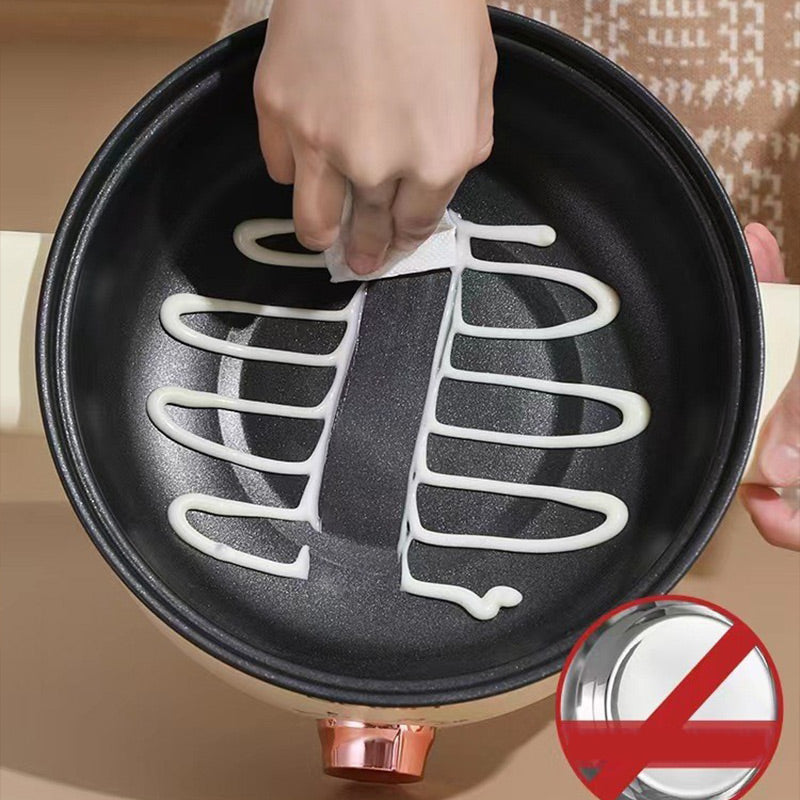 Casserole Multifonctionnelle Électrique Antiadhésive avec Cuiseur à Vapeur