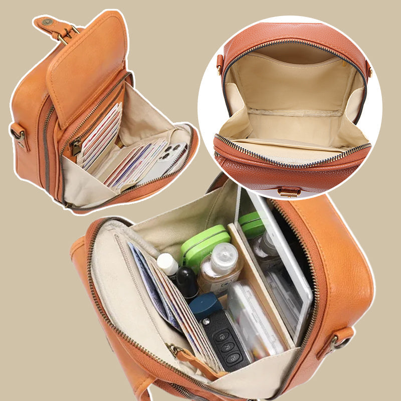 ✨Élégance intemporelle : Sac messager vintage de grande capacité