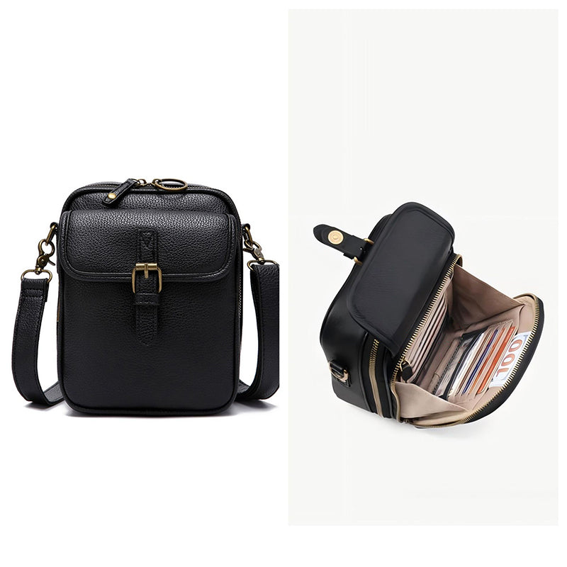 ✨Élégance intemporelle : Sac messager vintage de grande capacité