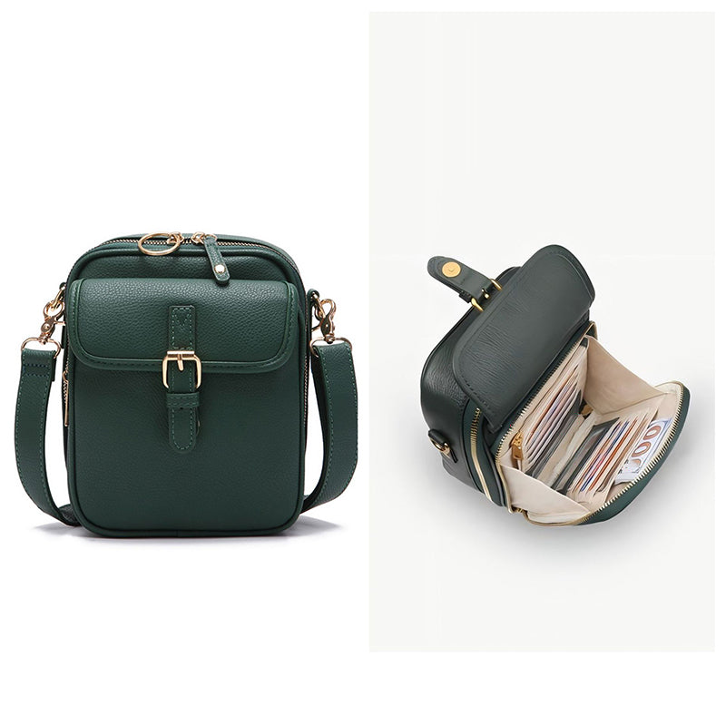✨Élégance intemporelle : Sac messager vintage de grande capacité