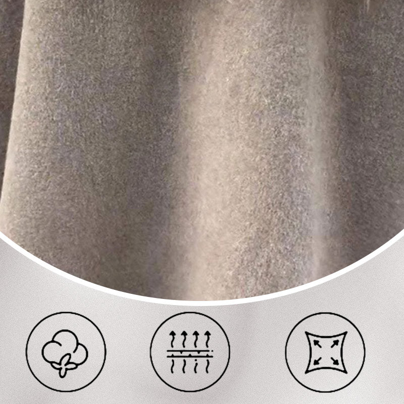 Manteau bouffant avec col en fausse fourrure pour femmes