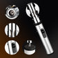 Briquet Torche à Flamme à Gaz Réglable et Remplissable Coupe-Vent