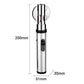 Briquet Torche à Flamme à Gaz Réglable et Remplissable Coupe-Vent