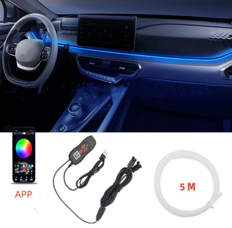 Bande Néon d'ambiance pour panneau intérieur de voiture