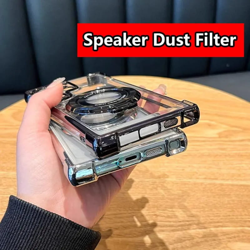 Etui de téléphone anti-chute avec anneau invisible pour Samsung