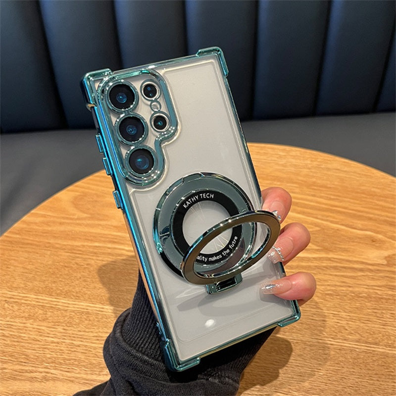 Etui de téléphone anti-chute avec anneau invisible pour Samsung