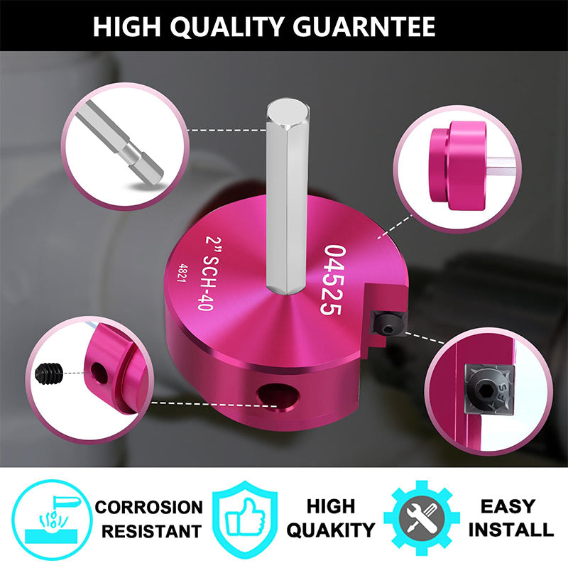 Kit d'Outils d'Ébavureur pour les Tuyaux PVC