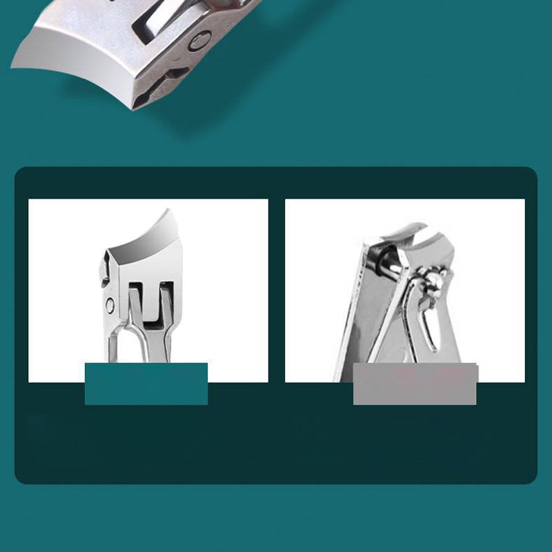 🎉Achetez-en 1 obtenez-en 1 gratuitement🎉Coupe-ongles incliné à large ouverture de mâchoire et anti-éclaboussures