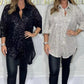 Blouse à Paillettes à Coupe Ample Tendance pour Femmes