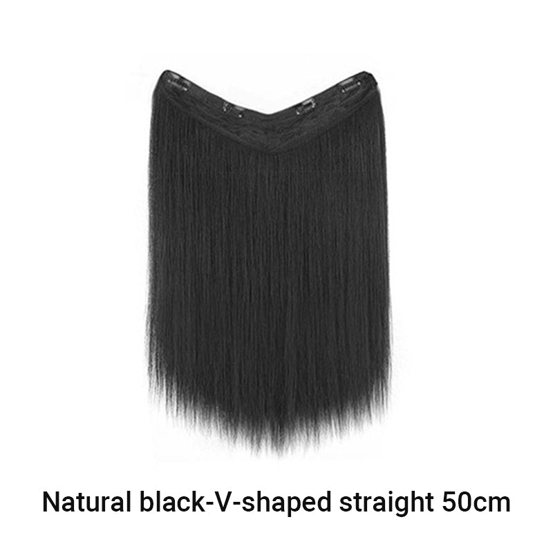 Extension de cheveux à clip en forme de U pour femmes