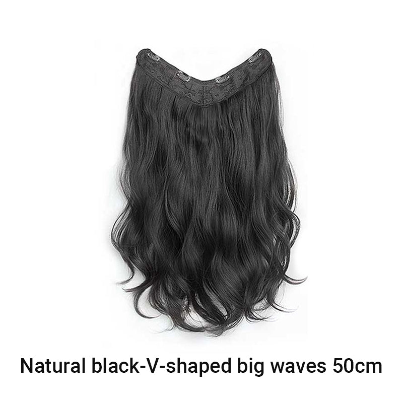 Extension de cheveux à clip en forme de U pour femmes