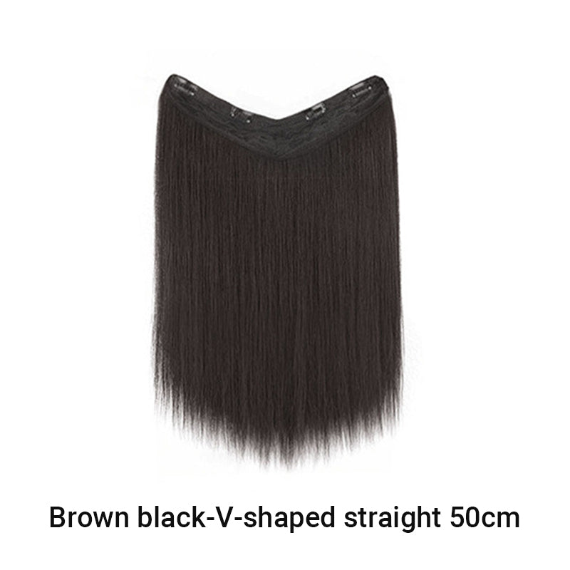 Extension de cheveux à clip en forme de U pour femmes