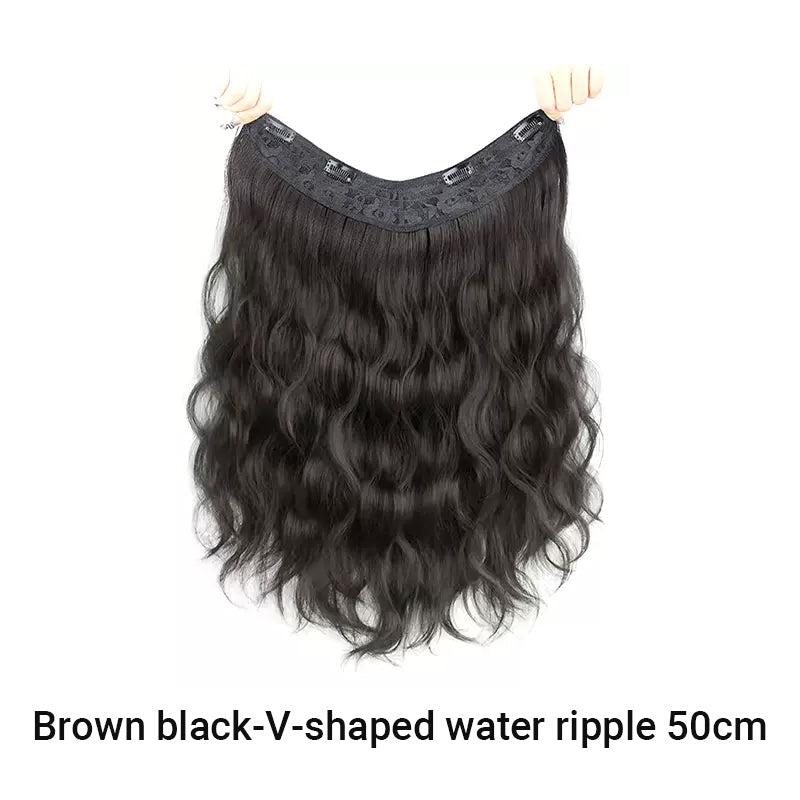 Extension de cheveux à clip en forme de U pour femmes