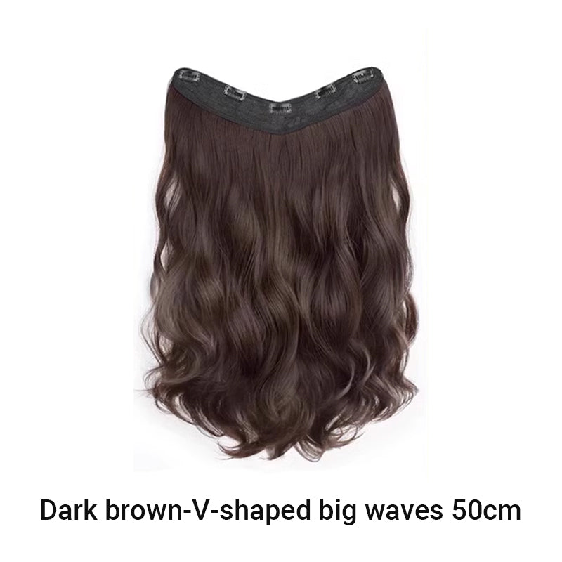 Extension de cheveux à clip en forme de U pour femmes