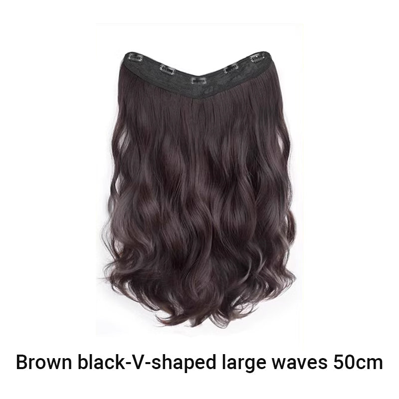 Extension de cheveux à clip en forme de U pour femmes