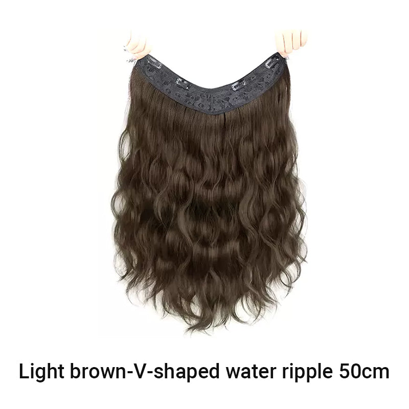 Extension de cheveux à clip en forme de U pour femmes