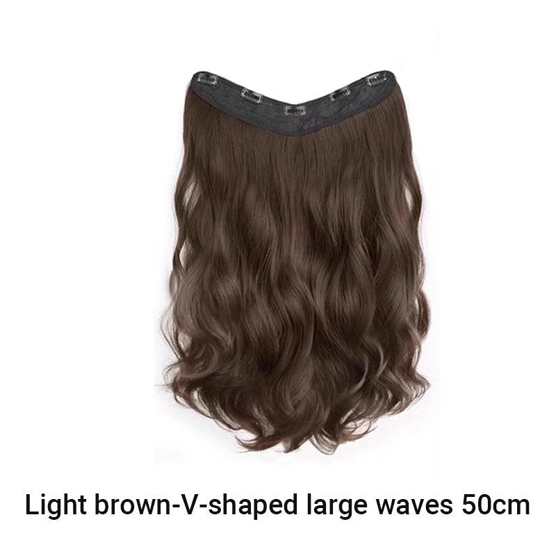 Extension de cheveux à clip en forme de U pour femmes