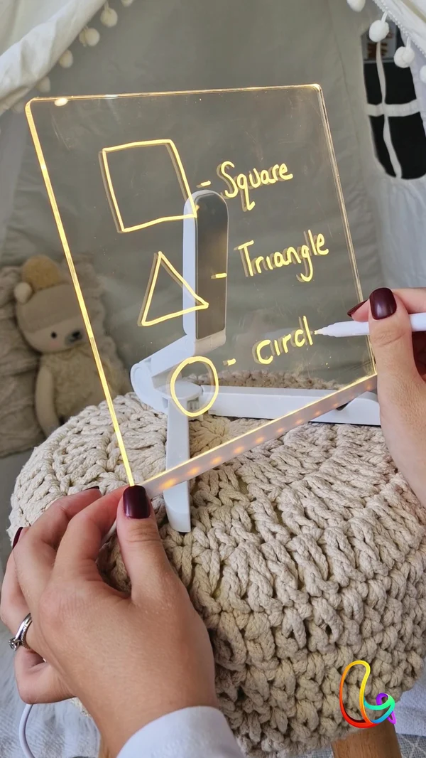 🔥40 % rabatt så länge lagret räcker!🎨Kreativ Omskrivbar Akryl LED Anslagstavla