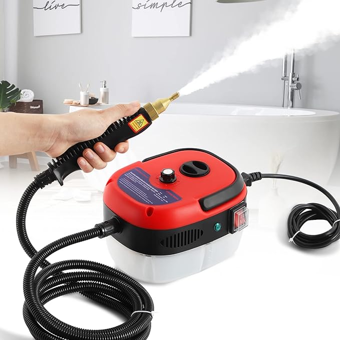 💥2500W Nettoyeur à Vapeur à Haute Température Pressurisée Portatif