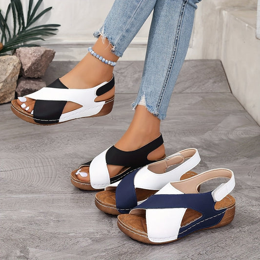 🔥Promotion du dernier jour 60% de réduction 🏖️Sandales orthopédiques à talons inclinés ultra confortables pour femmes