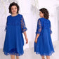 ⏳Réduction limitée de 50%🎁Robe en tulle doux et en dentelle superposée
