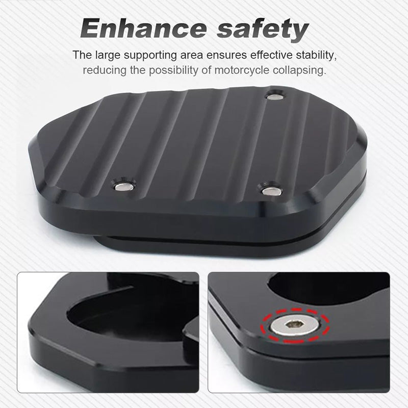 Béquille latérale à pied pour moto Plaque Kickstand