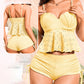 💖VENTE CHAUDE 49% DE RÉDUCTION💖 Maillots de bain femme Tankini Push-Up avec Boyshort