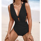 ⏳Temps limité 50% de réduction💥🩱étéExplosion☀️Zweiteiliges Ensemble de maillot de bain pour femme avec nœud en couleur unie